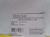 Lasjacket, maat l weldas, jacket 44-7300/81p - afbeelding 3 van  4