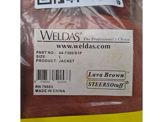 Lasjacket, maat l weldas, jacket 44-7300/81p - afbeelding 3 van  4