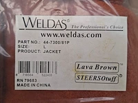 Lasjacket, maat l weldas, jacket 44-7300/81p - afbeelding 3 van  4