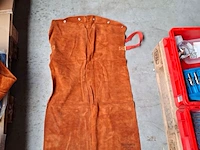 Lasschort, 56cm wx91cm l weldas, bib 44-7836