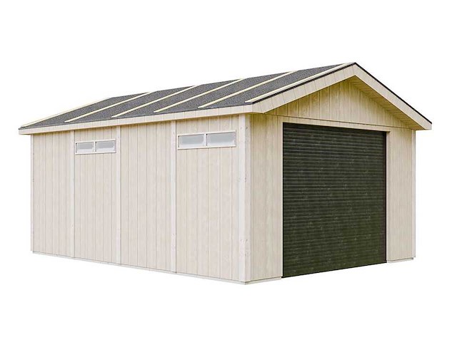 Lasse - prefab garage inclusief elektrische roldeur - afbeelding 2 van  4