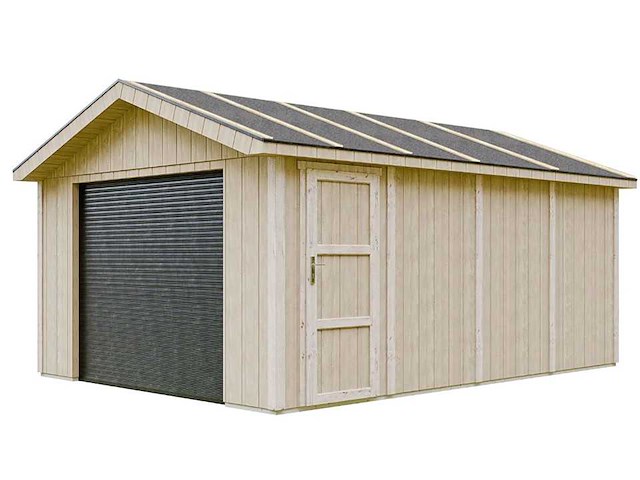 Lasse - prefab garage inclusief elektrische roldeur - afbeelding 1 van  4