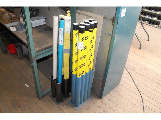 Lasstaven in 13 deels aangebroken verpakkingen in kokerhouders w.o. tigrod 316sli in diverse diameters. - afbeelding 1 van  3