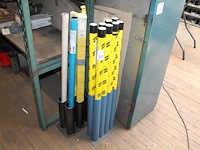 Lasstaven in 13 deels aangebroken verpakkingen in kokerhouders w.o. tigrod 316sli in diverse diameters. - afbeelding 1 van  3