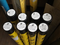 Lasstaven in 13 deels aangebroken verpakkingen in kokerhouders w.o. tigrod 316sli in diverse diameters. - afbeelding 3 van  3