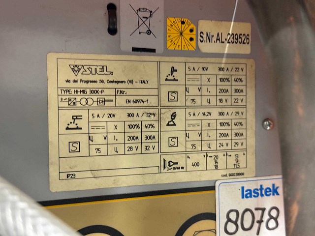 Lastek - hi-mig 300k-p - lasmachine - afbeelding 10 van  10