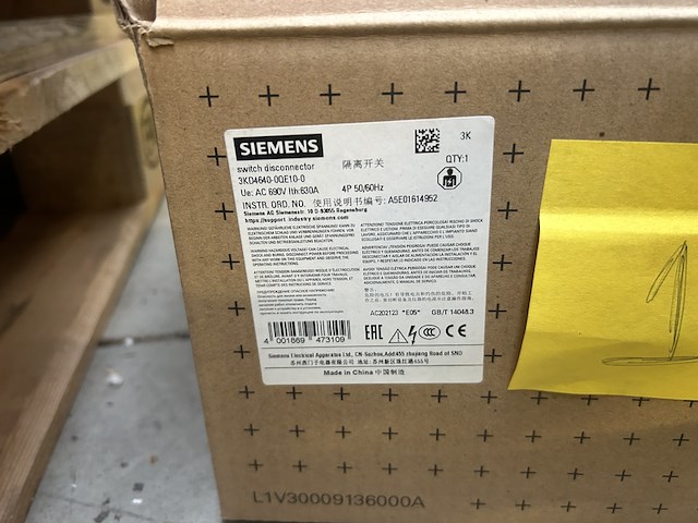 Lastscheider siemens, 3kd4640-0qe10-0 - afbeelding 5 van  5