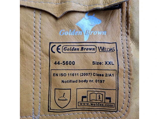 Lastuinbroek, maat xxl golden brown, 44-5600 - afbeelding 2 van  2