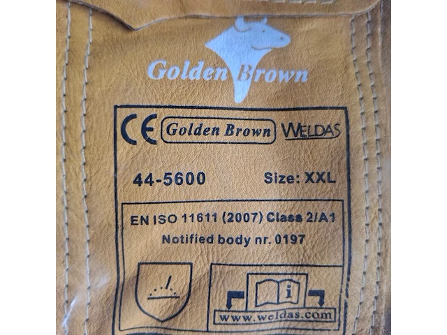 Lastuinbroek, maat xxl golden brown, 44-5600 - afbeelding 2 van  2