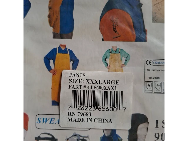 Lastuinbroek, maat xxxl golden brown, 44-5600 - afbeelding 2 van  2