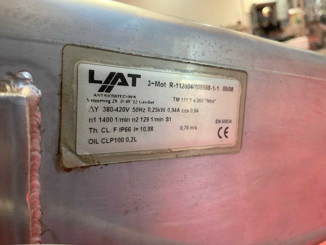 Lat aangedreven rvs opvoerband - afbeelding 7 van  7