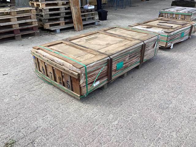 Lat hardhout 40x60x950mm (340x) - afbeelding 1 van  5