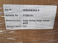 Lata string gold wanddecoratie (792x) - afbeelding 3 van  3