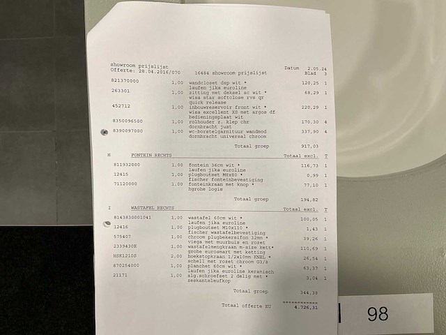 Laufen / hansgröhe badkamer opstelling - afbeelding 3 van  11