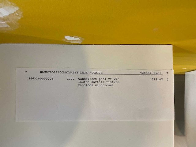 Laufen kartell randloos wandclosetopstelling - afbeelding 6 van  6