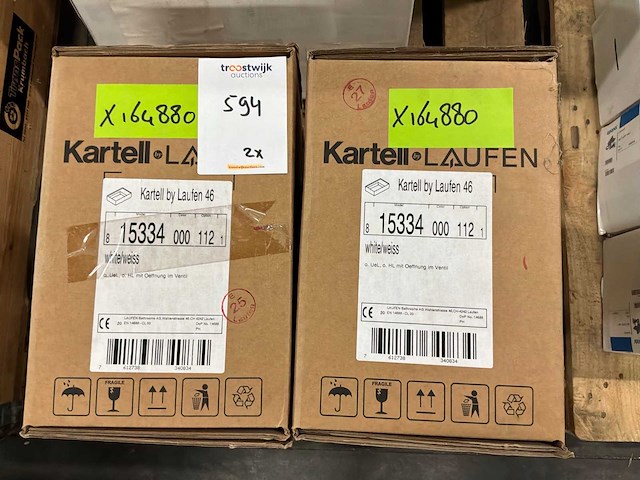 Laufen kartell wastafel (2x) - afbeelding 2 van  3