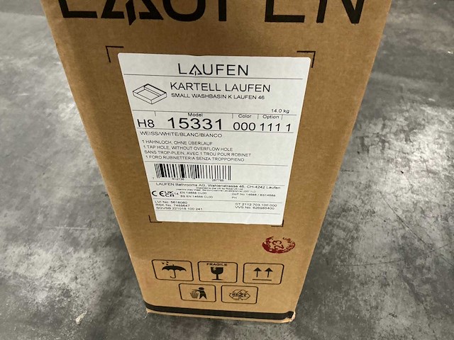 Laufen kartell wastafel (2x) - afbeelding 5 van  6