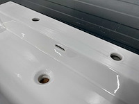 Laufen living dubbele wastafel met 2 kraangaten (2x) - afbeelding 12 van  13