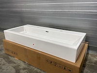 Laufen living dubbele wastafel met 2 kraangaten - afbeelding 6 van  9