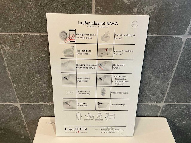 Laufen navia wandcloset - afbeelding 4 van  5