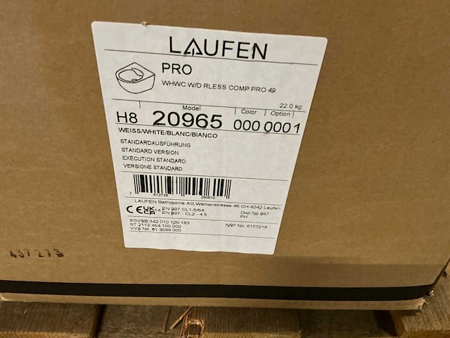 Laufen pro / kartell toilet (6x) - afbeelding 3 van  4