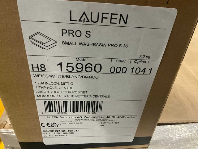Laufen pro s 36 fontein (14x) - afbeelding 3 van  3