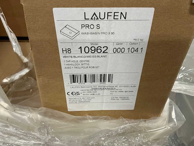 Laufen pro s wastafel (18x) - afbeelding 3 van  5