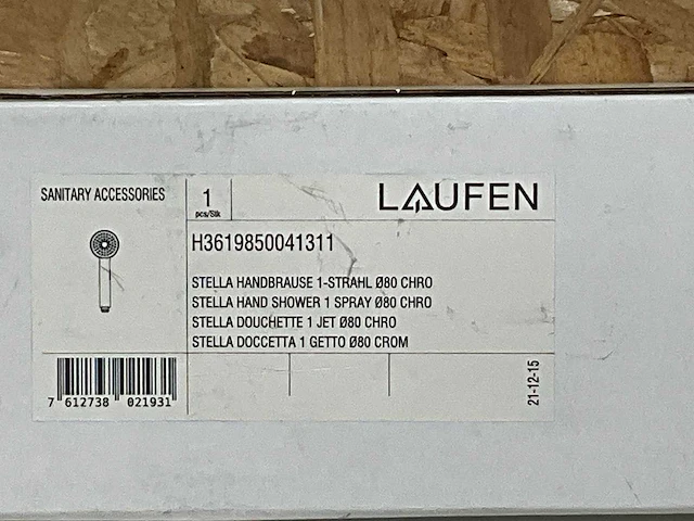 Laufen stella 80 1f handdouche - afbeelding 3 van  3