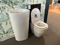 Laufen toilet met wastafel - afbeelding 2 van  4