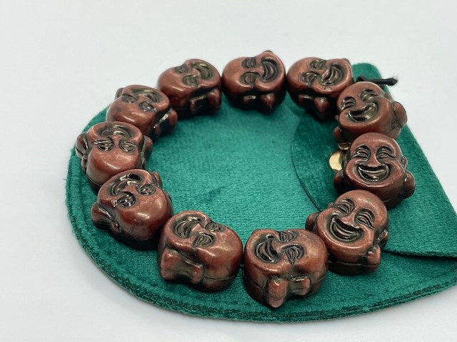 Laughing buddha armband - afbeelding 2 van  4