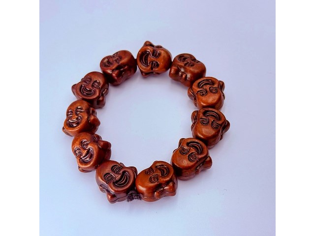 Laughing buddha armband - afbeelding 1 van  3