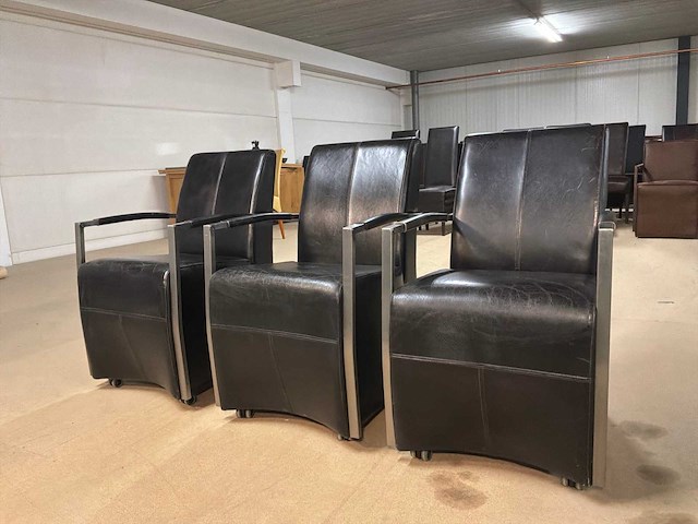 Laurren verrijdbare eetkamerstoel (3x) - afbeelding 8 van  10