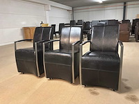 Laurren verrijdbare eetkamerstoel (3x) - afbeelding 5 van  10