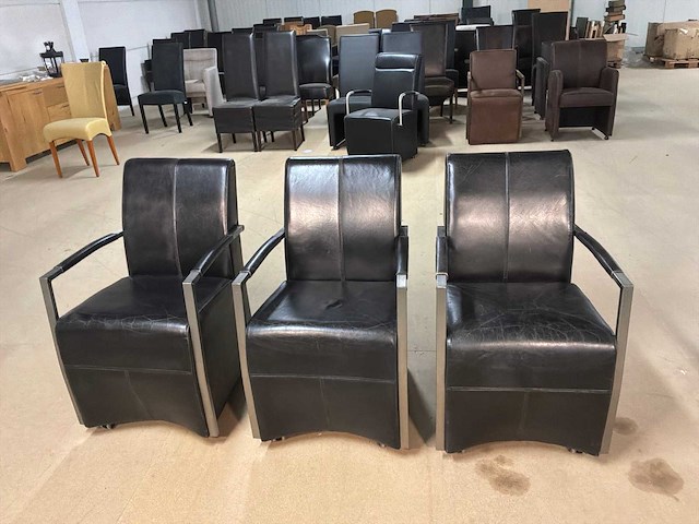 Laurren verrijdbare eetkamerstoel (3x) - afbeelding 10 van  10