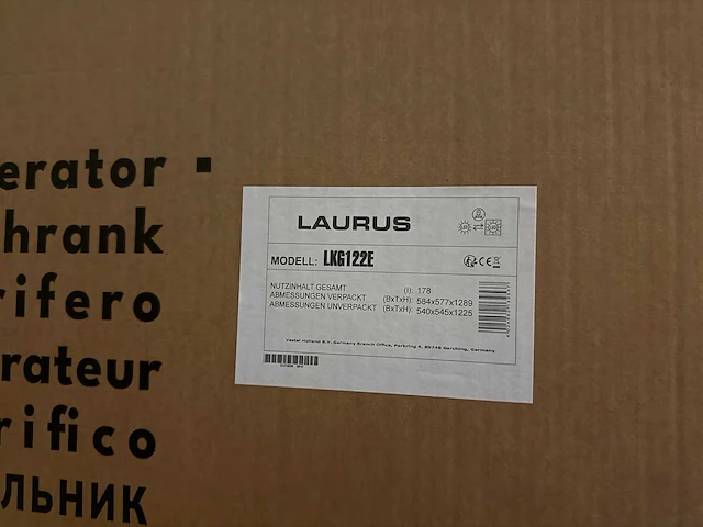Laurus - koeler met vriesvak - lkg122e - koelkast - afbeelding 4 van  4