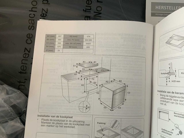 Laurus lcf600zkb inbouw keramische kookplaat - afbeelding 4 van  4
