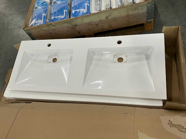 Lavabo 120 dv s/f wastafel 1205x460x133mm - afbeelding 2 van  7