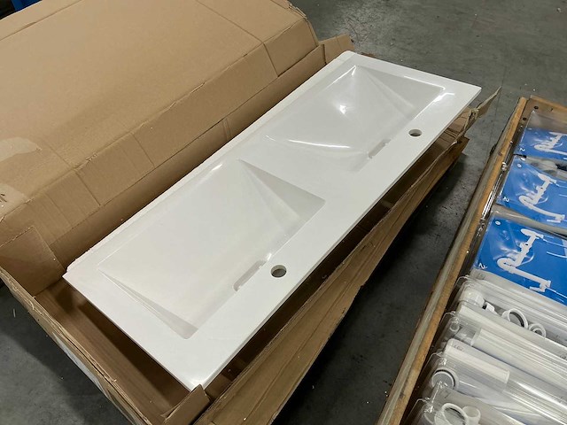 Lavabo 120 dv s/f wastafel 1205x460x133mm - afbeelding 5 van  7