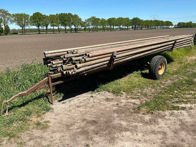 Laval 80 beregeningsbuizen met aanhangwagen (56x) - afbeelding 1 van  8