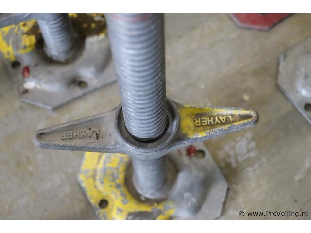 Layher voetspindel t.b.v. steiger - 6 stuks - afbeelding 3 van  3