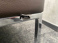 Layla by boss design - design sofa - bruin leder - afbeelding 6 van  12