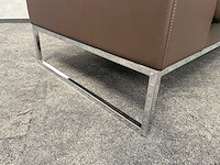 Layla by boss design - design sofa - bruin leder - afbeelding 8 van  12