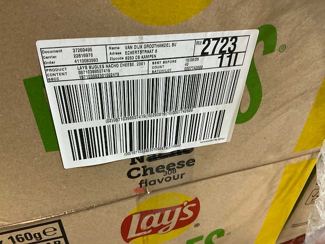 Lays 160 gram bugles bugles (420x) - afbeelding 7 van  7