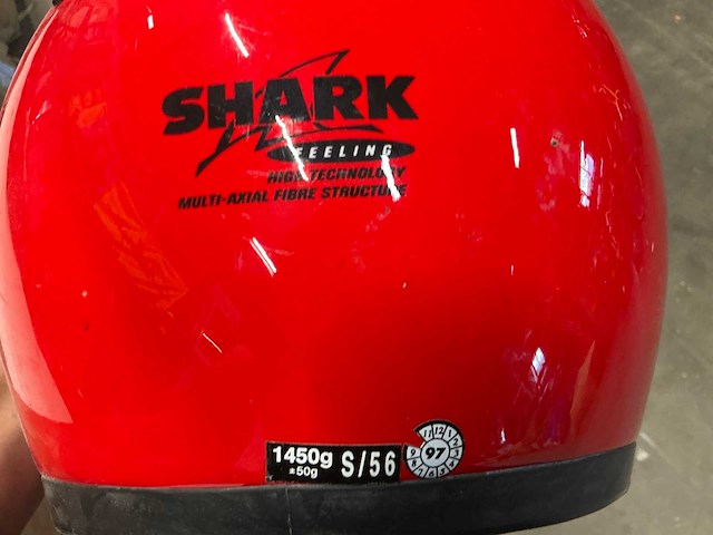 Lazer, shark, kiwi motorhelm l,s,xl (3x) - afbeelding 6 van  8