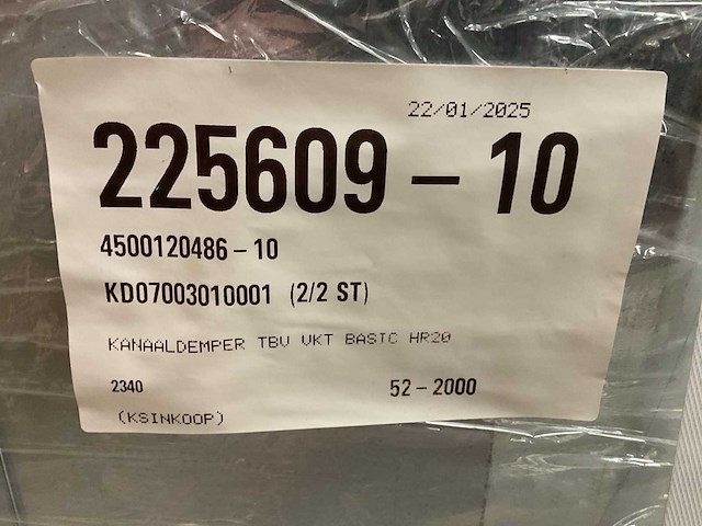 Lbf technik kanaaldemper (2x) - afbeelding 2 van  3