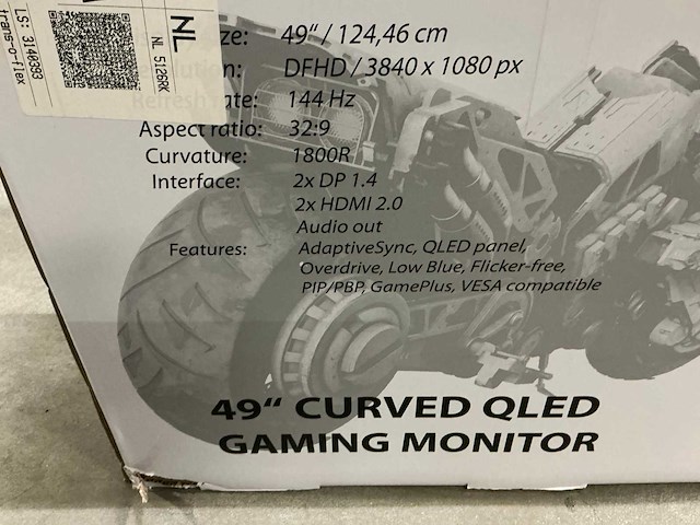 Lc-power lc-m49-dfhd-144-c-q 49’’ curved gaming monitor - afbeelding 3 van  4