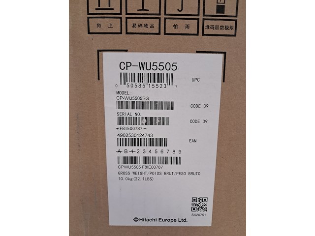Lcd projector, hitachi, cp-wu5505 - afbeelding 3 van  3