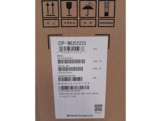 Lcd projector, hitachi, cp-wu5505 - afbeelding 3 van  3
