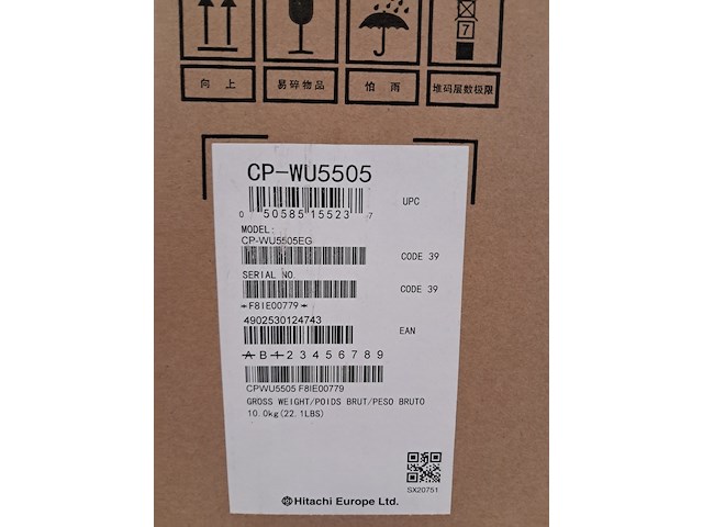Lcd projector, hitachi, cp-wu5505 - afbeelding 3 van  3