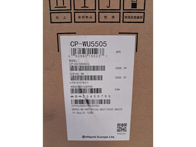 Lcd projector, hitachi, cp-wu5505 - afbeelding 3 van  3
